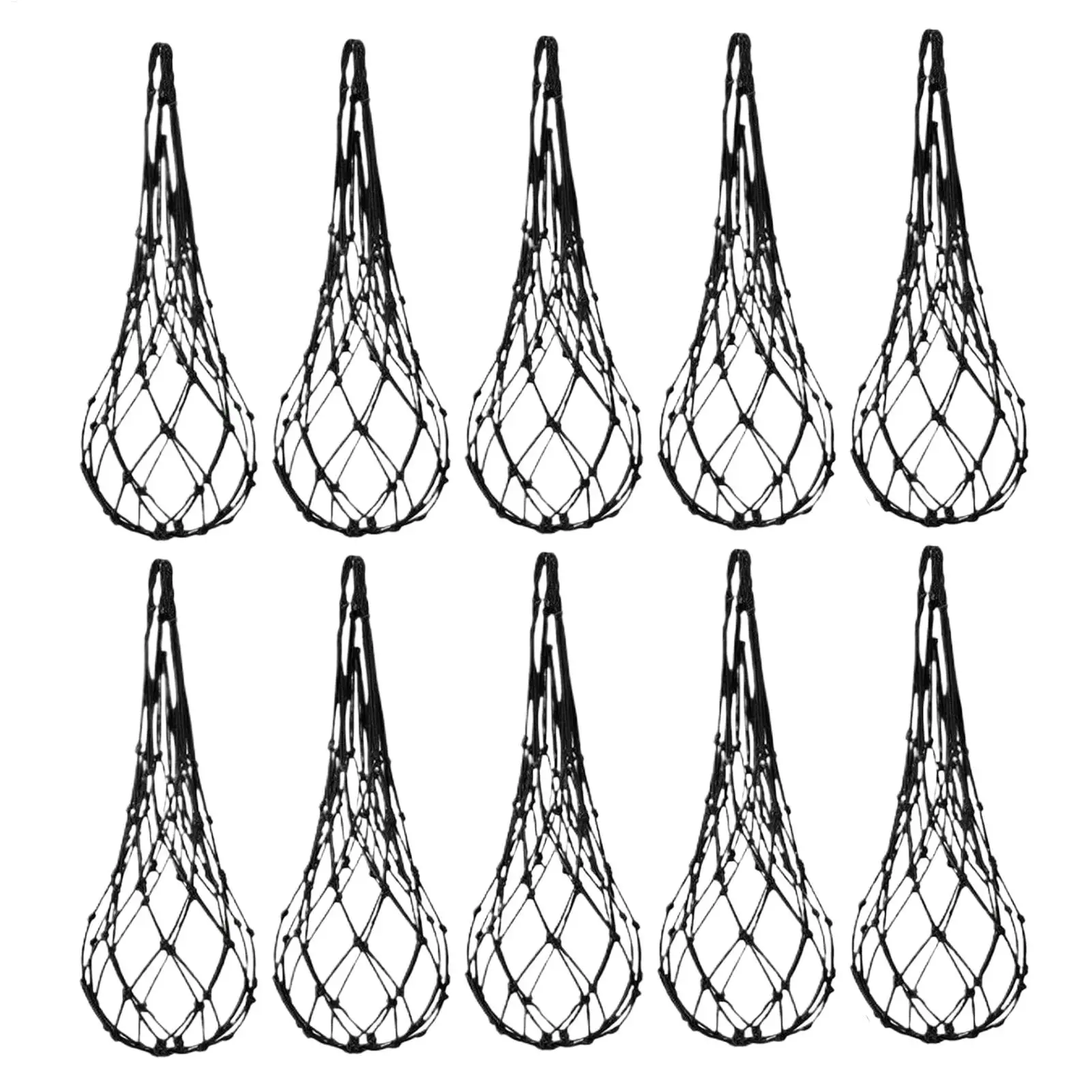 10PCS Watermelon Hammock Mesh Bags Thickened  Melon Hanging Net Bag-Heavy Duty Trellis Hammock Net for Watermelon Pumpkin