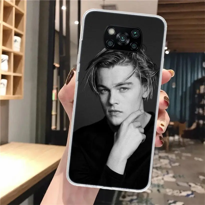 Leonardo Dicaprio Young Soft Phone Case For Xiaomi Poco X3 Pro X6 X5 X4 NFC F6 F5 M5S M4 M3 F4 Gt F3 F2 F1 M2 Fundas Cover Poco 