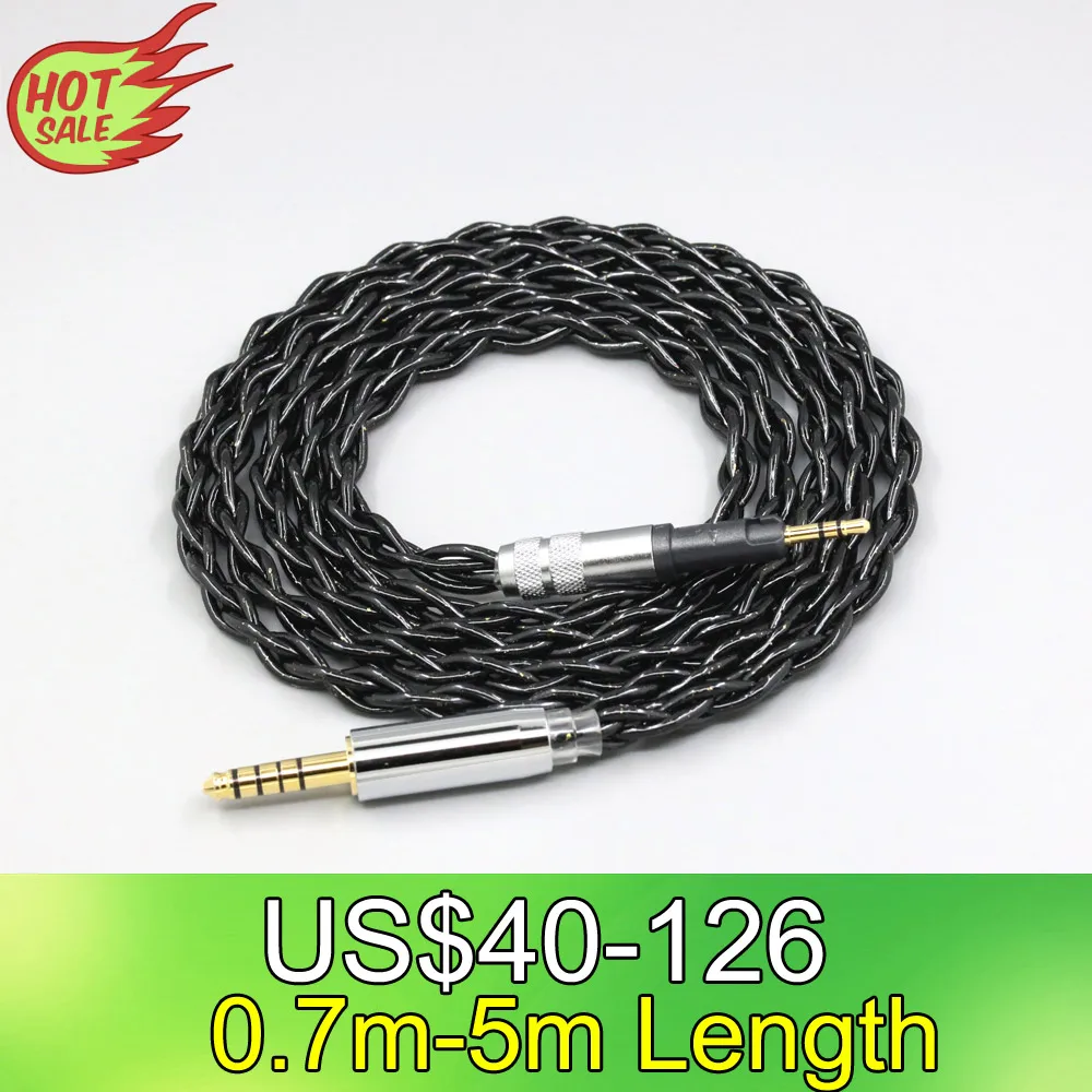 

99% Pure Silver Palladium Graphene Floating Gold Cable For Audio Technica ATH-M50x ATH-M40x ATH-M70x ATH-M60x LN008343