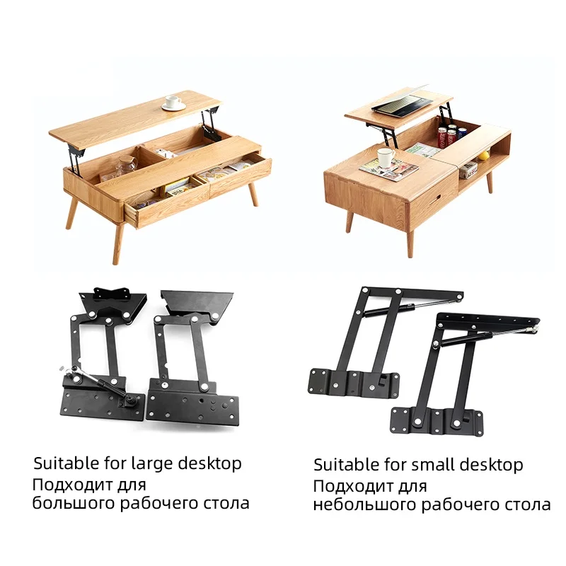 2 szt. Składany stół zawias hydrauliczny składany podnośnik górny mechanizm podnoszący półka na stolik pod komputer zawias sprzęt meblowy