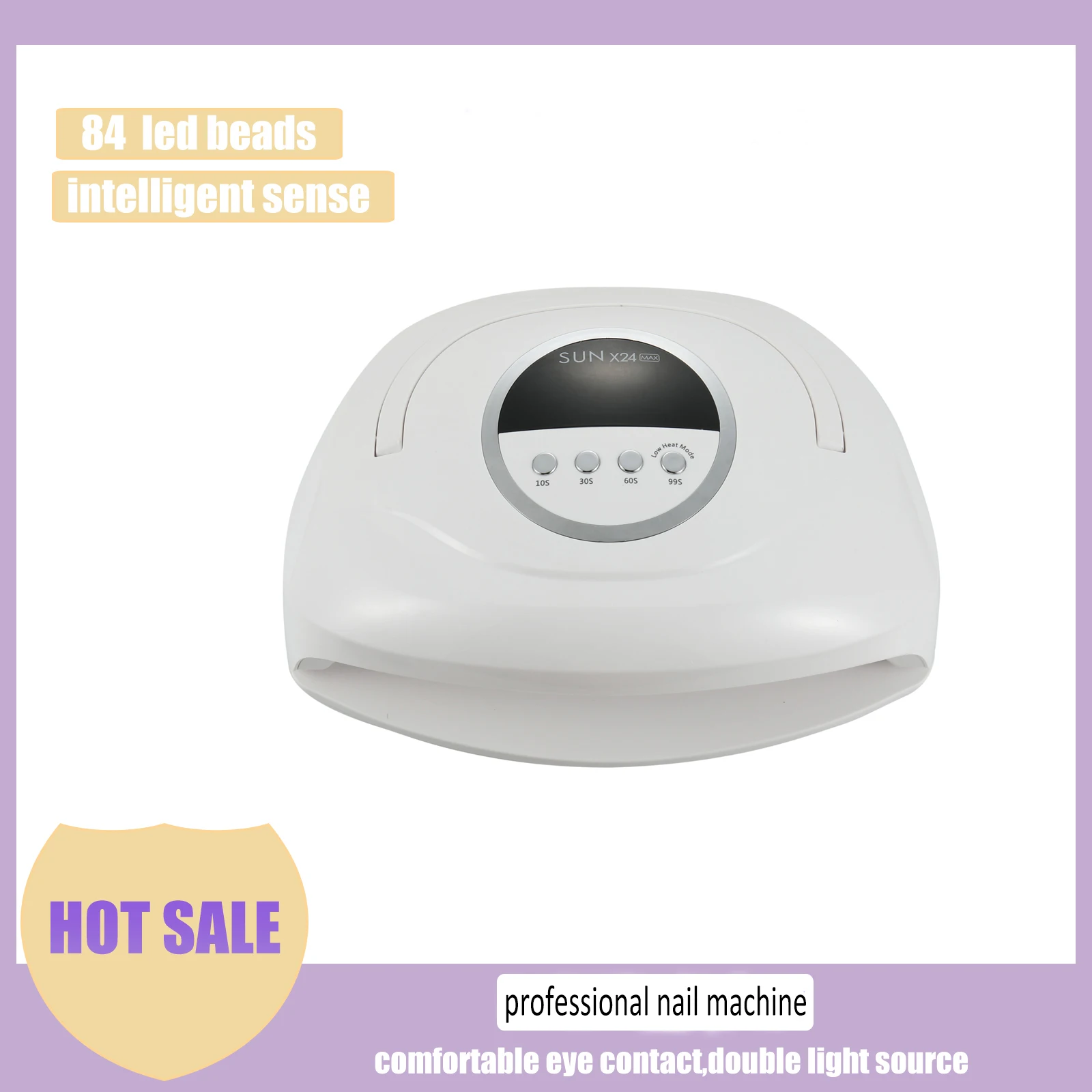 SUN X24 MAX 84 LEDs Nail Drying Lamp For Manicure Led UV Drying Lamp with Auto Senor Smart Nail Salon Equipment Tools