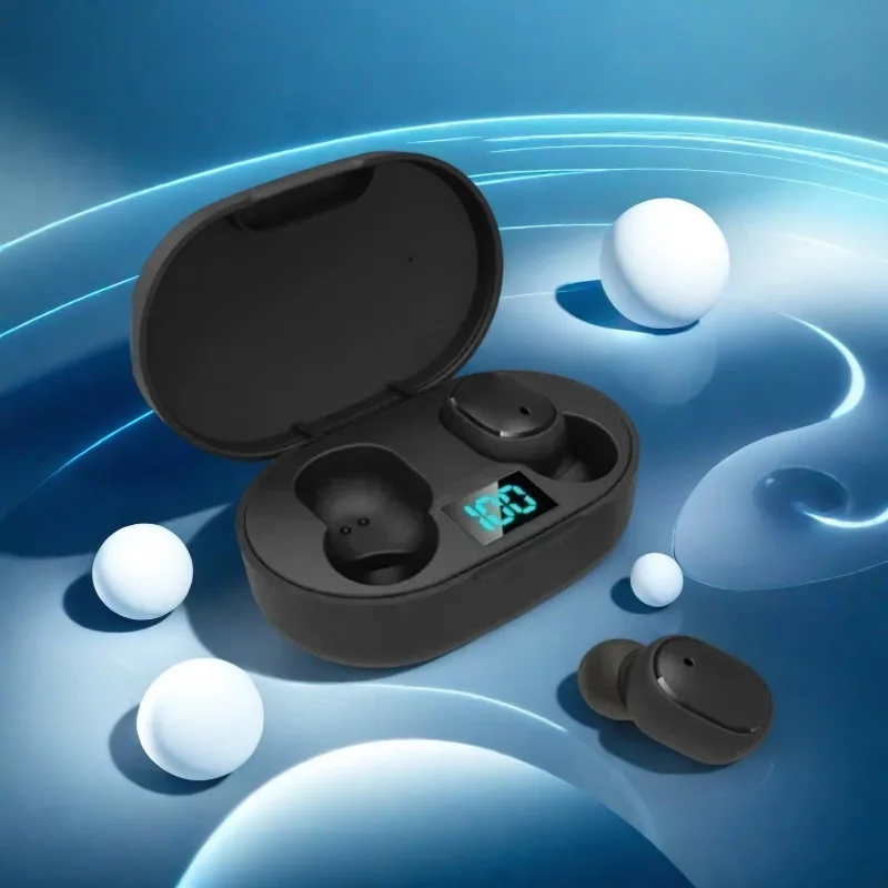 E6S Auriculares inalámbricos Bluetooth Auriculares inalámbricos Auriculares TWS Auriculares con cancelación con micrófono Auriculares