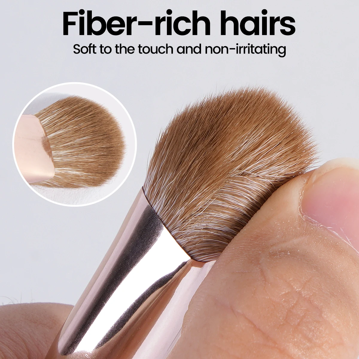 MAANGE 3PCS Contour Brush Kit Triangle Concealer Brush for Liquid Cream Powder Blending Detail Brush Cosmetic Beauty Brush Tool