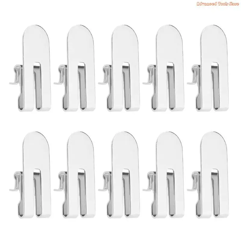 10Pcs Replacements Belt Hook Clips Functional Metal Hook for 18V Tool Handles W91B