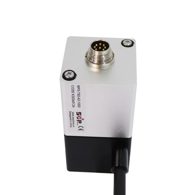 WPS-T50 طول واسع قياس مستشعر موضع الحبل رسم سلك التشفير لصناعة المياه