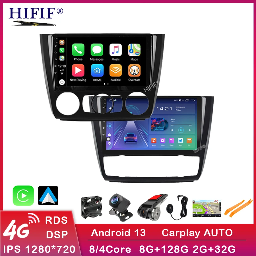 Car Radio for Bmw E81 E82 E87 E88 2004-2012 Multimedia Video DVD Player 6G 128G Android 2 Din Carplay Autoradio Navigation GPS