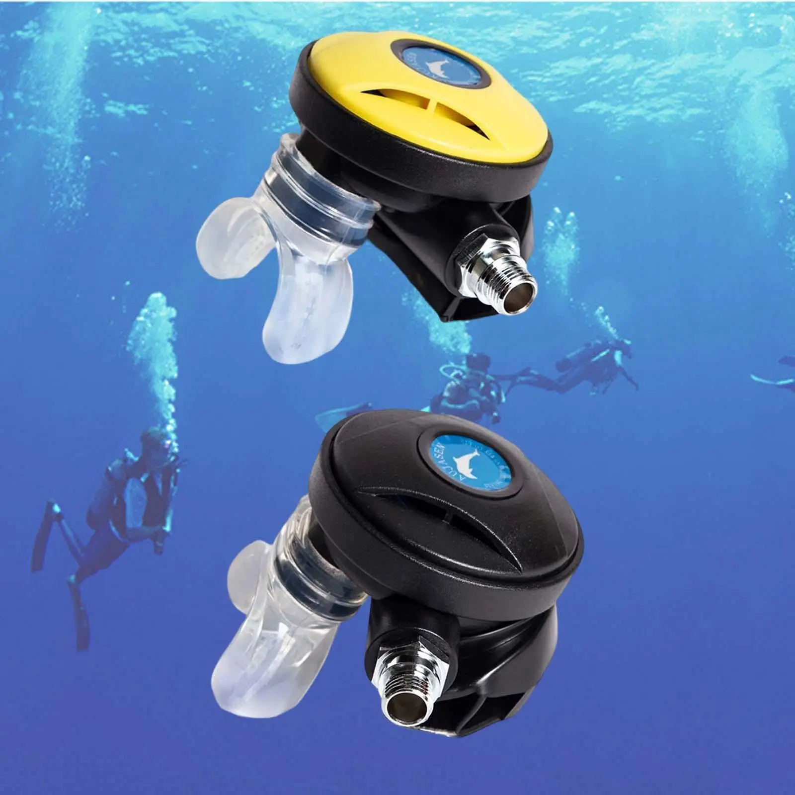 Scuba Diving Second Stage Regulator Breath Adjustment Mouthpiece Durable Brass Connector Gear Suitable for Water Sports Driving