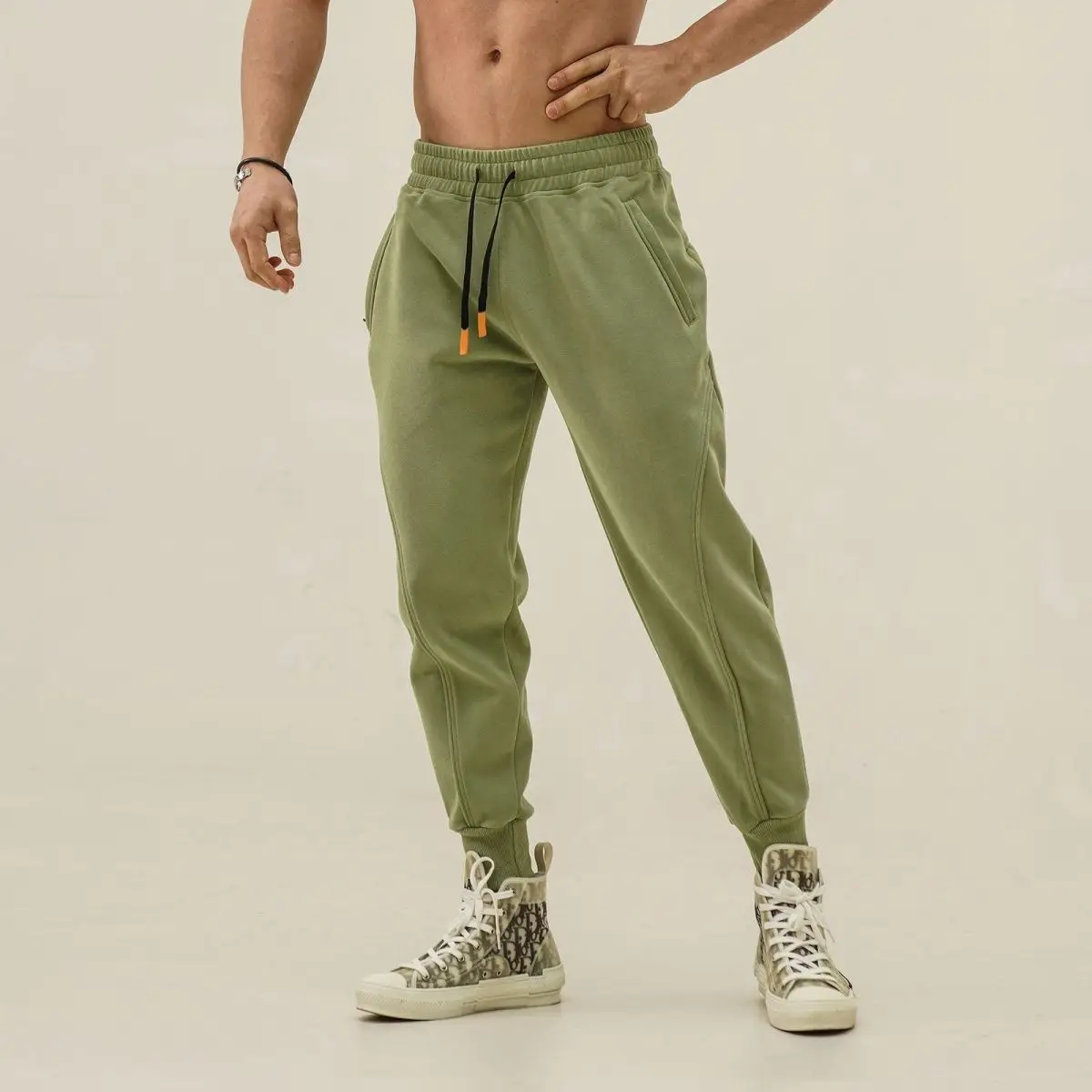 Harem Male Sports Pants Autumn and Winter Men's Sweatpants Plain Trousers Athletic Clothing Trend 2024 Vintage Big Size Xxl Plus