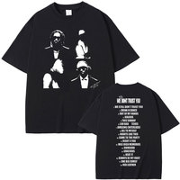 New Hot Sale Rapper Metro Boomin and Future We Don't Trust You Graphic Print T Shirts Men Hip Hop Oversized T-shirts Streetwear