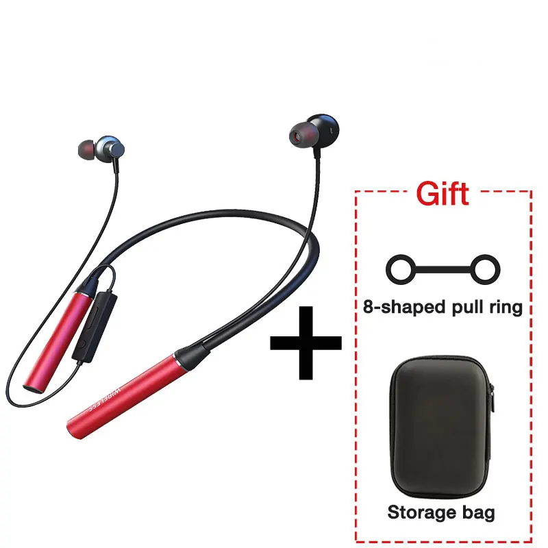 EARDECO 180-Stunden-Ausdauer Bluetooth-Kopfhörer Bass Drahtlose Kopfhörer mit Mikrofon Stereo-Kopfhörer mit Nackenbügel Sport-Headset TF-Karte 9