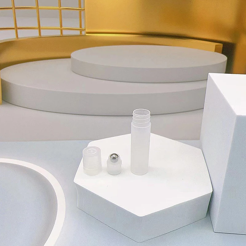 3/5/10ml 플라스틱 스테인레스 스틸 액체 오일 컨테이너 리필 용 병 홀더에 빈 향수 롤 롤러 볼 병