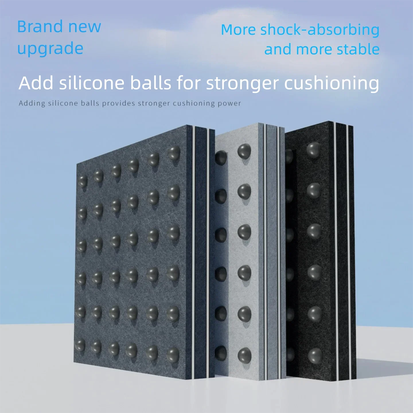 

Audio Drum Sound Insulation Board Foam Shock-absorbing Pad Indoor Anti-vibration Pad Floor Anti Slip Sheet Thickness 6.5cm