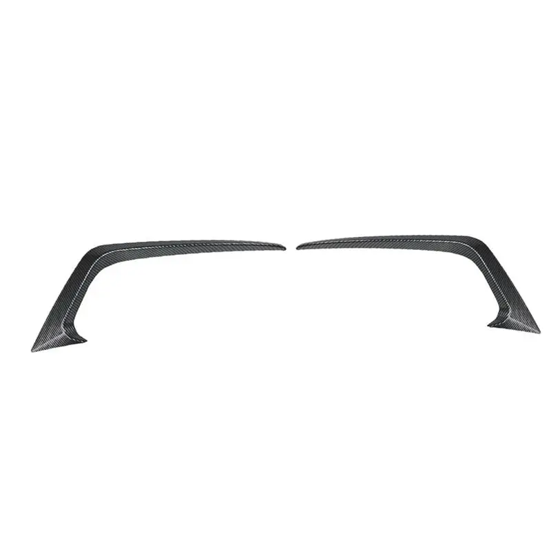 Front Bumper Wind Knife Decoration Fog Lamp Cover Strips Trim For Ford Fiesta ST MK7 MK7.5 2012-2017-ABQA