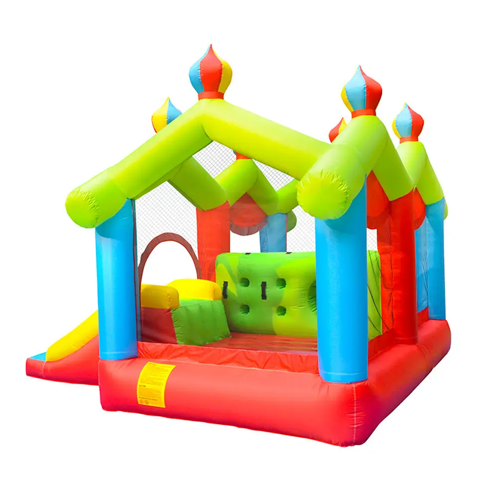 Children's inflatable trampoline, jump house, water slide combination, Oxford cloth inflatable castle with blower