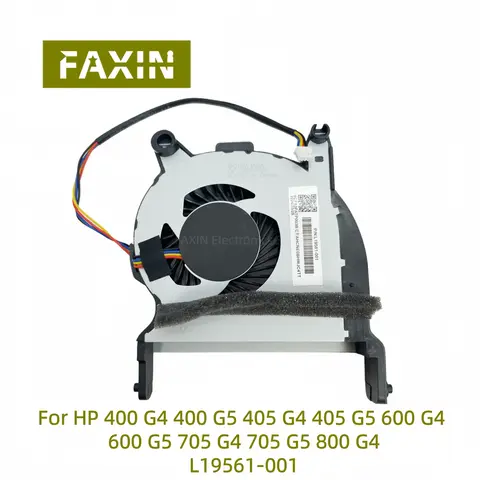 Original new For HP 400 G4 400 G5 405 G4 405 G5 600 G4 600 G5 705 G4 705 G5 800 G4 CPU Cooling Fan HeatSink L19561-001 4pin