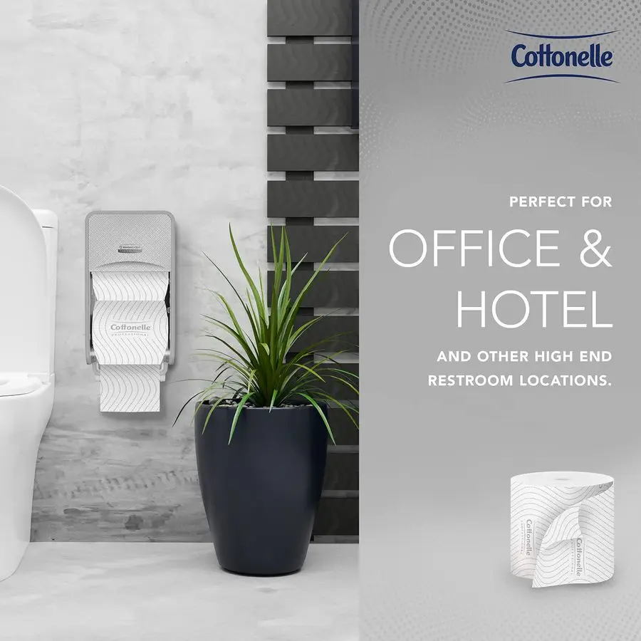 ورق تواليت صغير الحجم عالي السعة قياسي 53862، طبقتين، تصميم CleanCare، أبيض 36 لفة من 900 ورقة، 32,400 ورقة #5