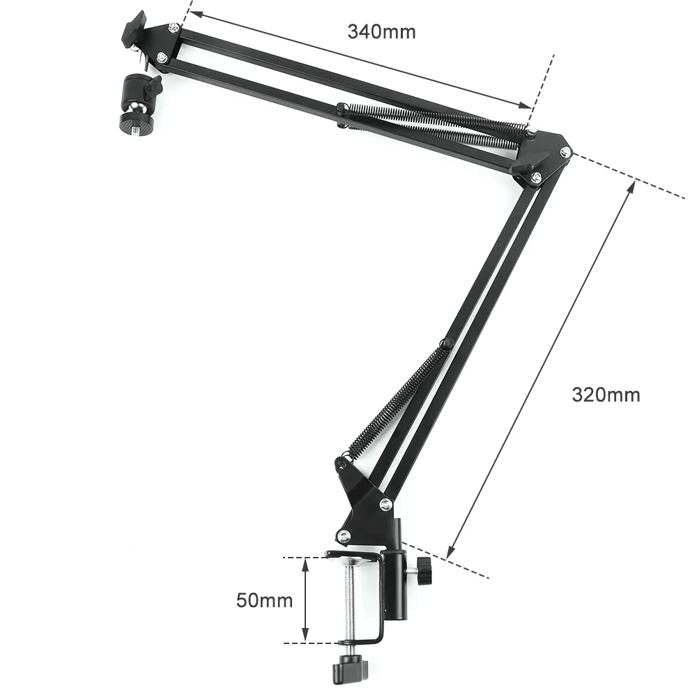 Microscopio Digital Industrial HDMI tipo C, cámara VGA, Zoom 1-150X, lente de montaje C, soporte en voladizo para soldadura de reparación