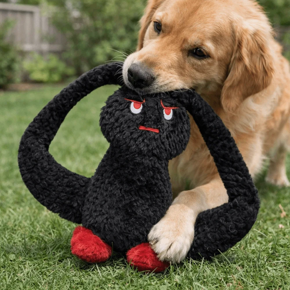 

Long Eared Rabbits Pet Plush Toys Bite-Resistant Stuffed Animal Dog Chew Toys Soft Tooth Cleaning Dog Interactive Doll