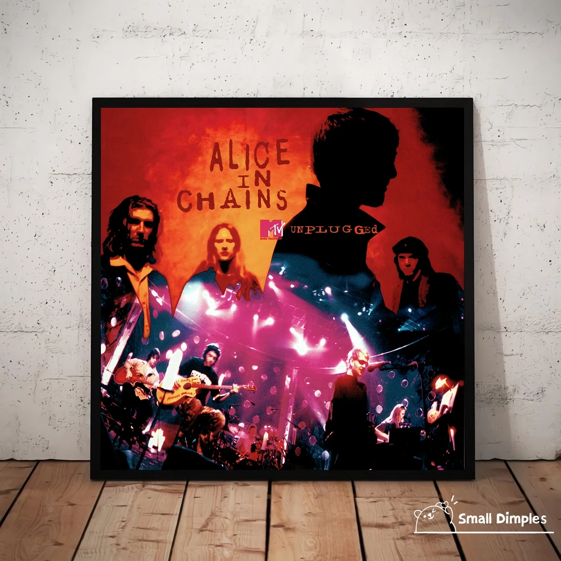 Alice In Chains MTV Unplugged Music Album Poster Canvas Art Print Home Decoration Wall Painting (No Frame)