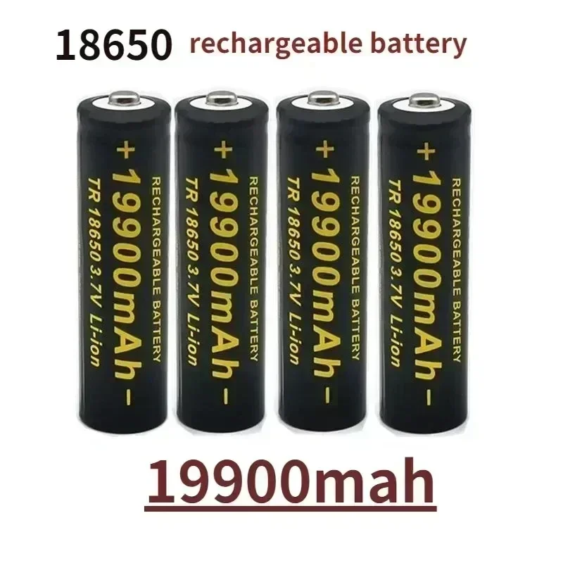 100% high quality and large capacity 3.7V 18650 19900mAh high capacity batteries Li-ion lithium battery for flashlight battery