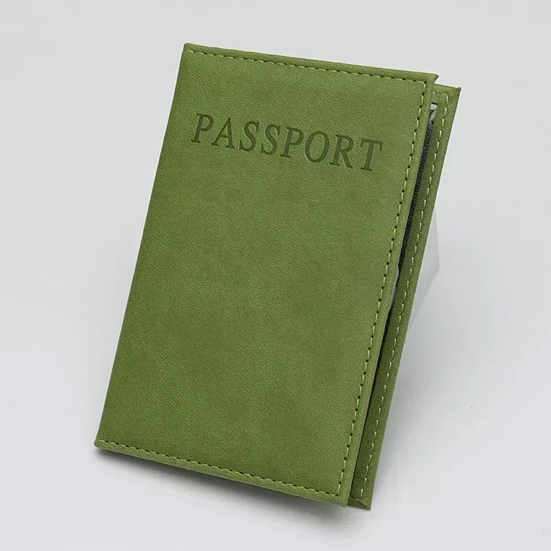 Hochwertige Englische PU-Leder Passhülle Dokumentenmappe Reisepass-Etui Ausweishülle Reisezubehör