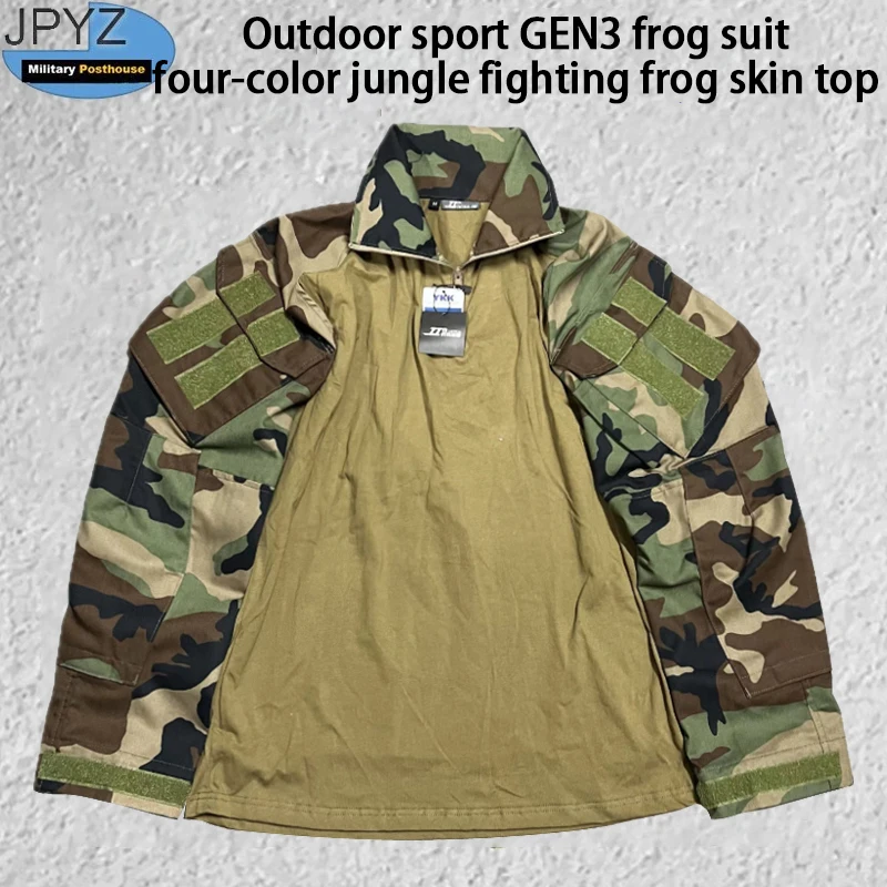 Hunting Molle Gen3 Combat Shirt Outdoor G3 Frogskin Tactical long-sleeved Top Four-color Jungle