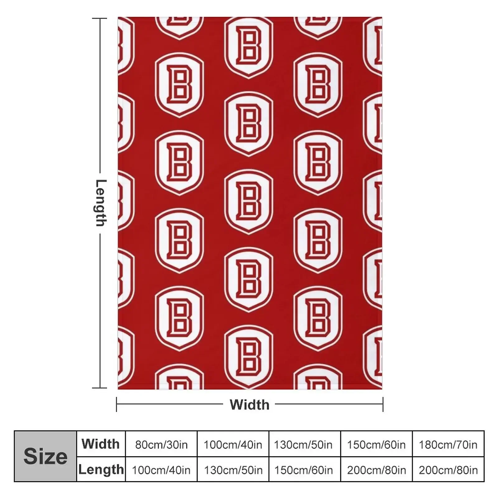 The Bradley Braves Throw Blanket Beach Heavy Comforter Blankets