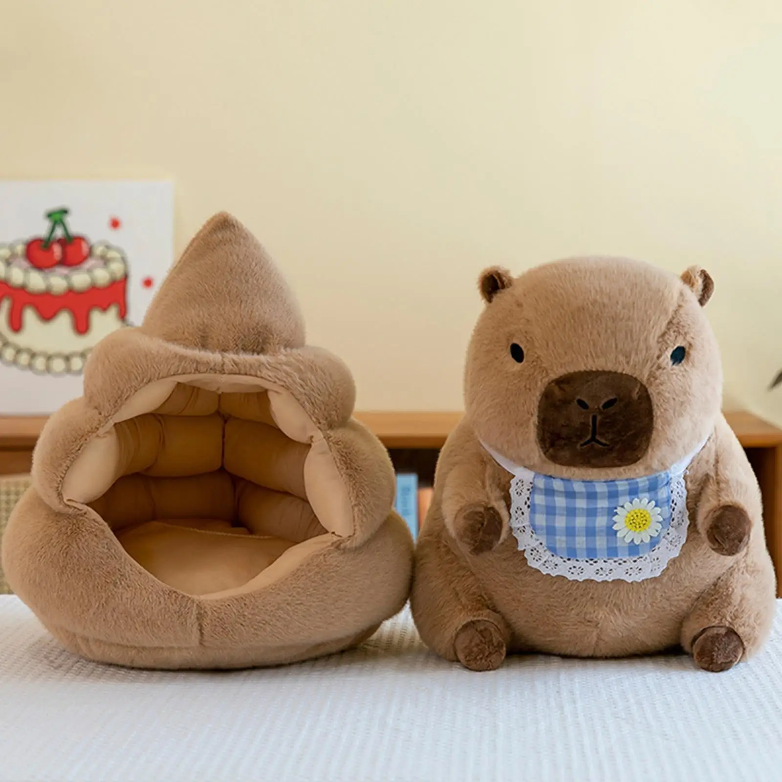 Capybara Plush Toy Gifts Capybara Plush Doll for Living Room Apartments Car