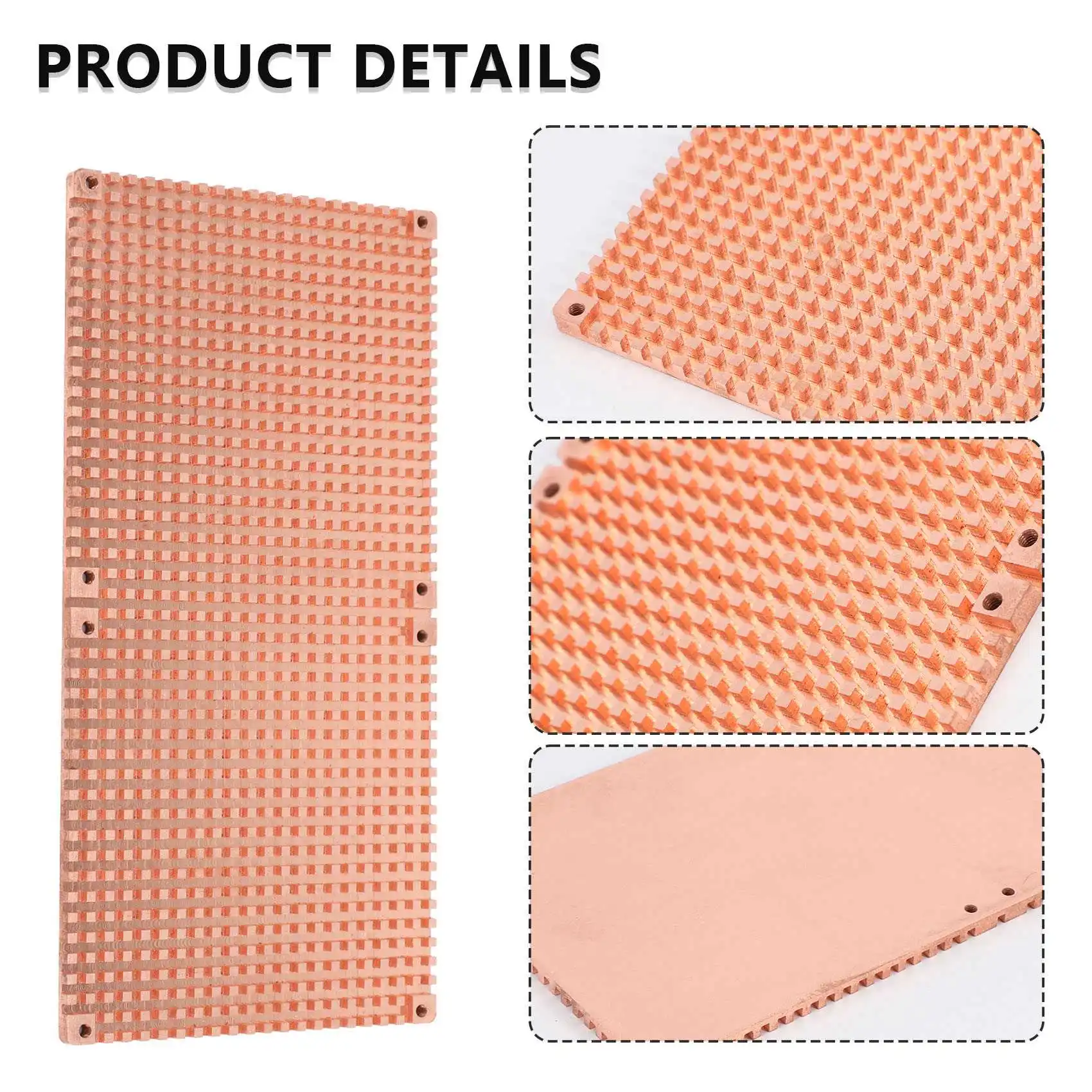 !【A1972F Top Deals】For 3060 3080 3090 Backplane Pure Copper Heat Sink Graphics Card Memory Auxiliary Radiator 90X180MM(4mm)