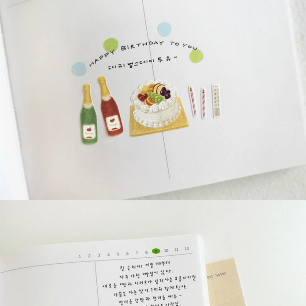 Korean Import Original Suatelier Old Bakery Paper Stickers Scrapbooking Diy Journal Stationery Sticker Deco Art Supply 1177