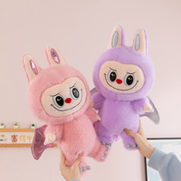 Hot Sale Monster Labubu Zimomo Angel Diy Doll Figure Vinyl Pendant Doll Model Plush Toy Pillow Room Decoration Kid Birthday Gift