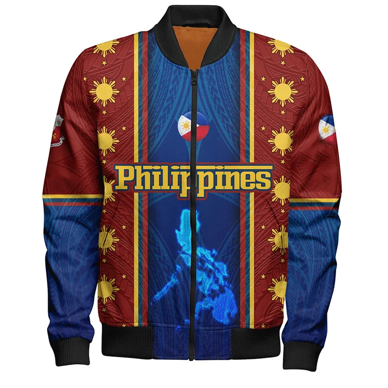 

Harajuku 3D RepublicOf The Philippines Flag Printing Jacket Philippines Happy IndependenceDay Graphic Jackets Cool Mens Clothing