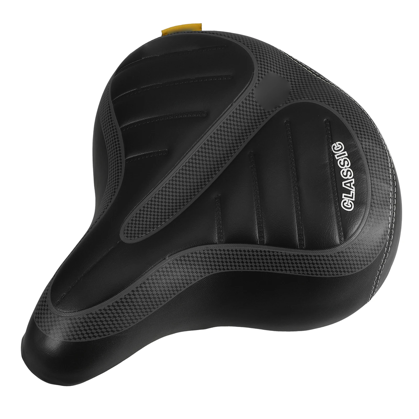 

Electric Bike Seat Cushion Comfortable Breathable Saddle Spring Design Durable Material Anti Friction Easy Install Travel Riding