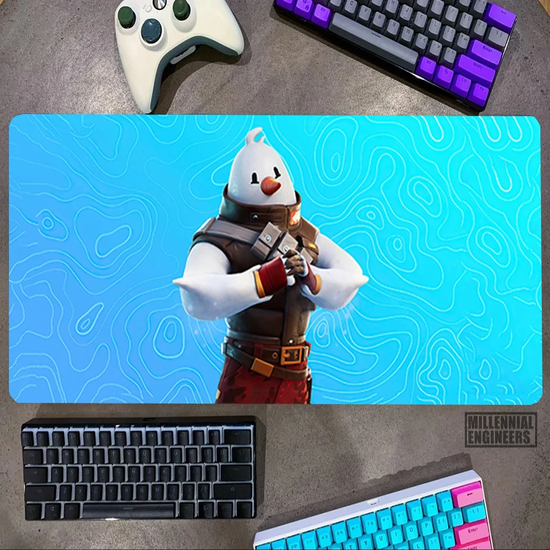 

Hot-F-Fortnites-Game Mouse Pad Mousepad Gamer Keyboard Office Accessories Desk Mat Big Mousepepad Gaming Mats Extended Large Xxl