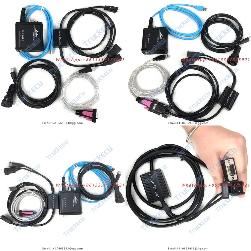 For Linde CANBUS BT Doctor Cable Forklift Truck Canbox BT Adapter Orginal LINDE BT III Pathfinder LTD2 Software Diagnostic