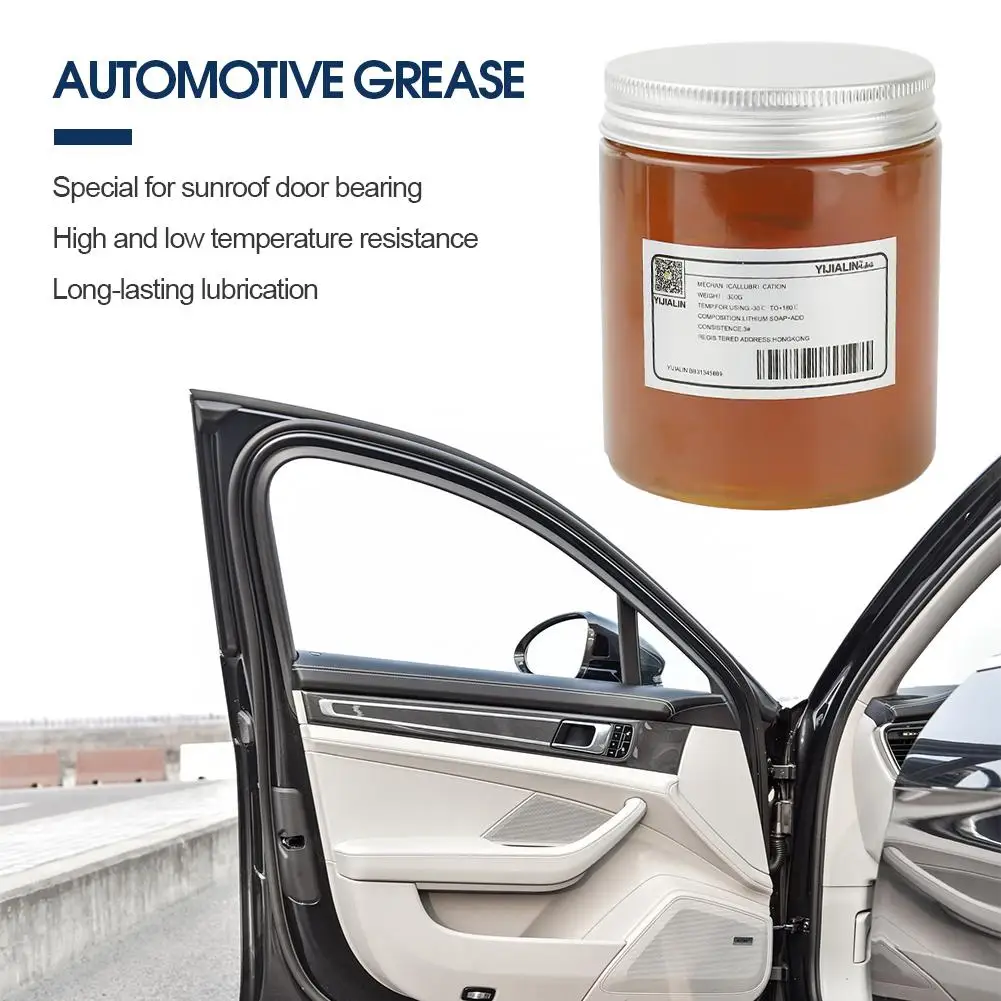 300g Automobile Grease Lubricant For Bearing Gears Sunroof Door Bearings High/Low Temperature Resistant Long Lasting Lubric O4N7