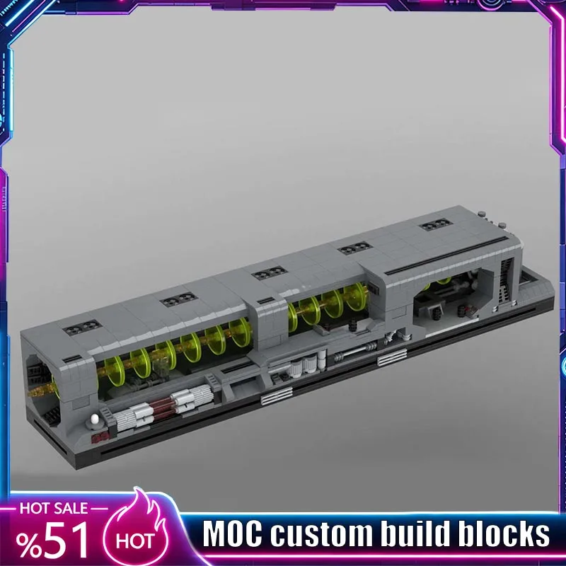 1437 PCS Laser Tunnel Diorama MOC Model Custom Puzzle Technical DIY Creative Assembly Educational Toy Collection Popular Gifts