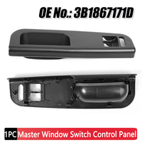 Master Window Switch Control Panel Trim Bezel 3B1867171D Black for Golf 4 For BORA/VARIANT/4MOTION 1999-2001 2Door/Skoda Octavia