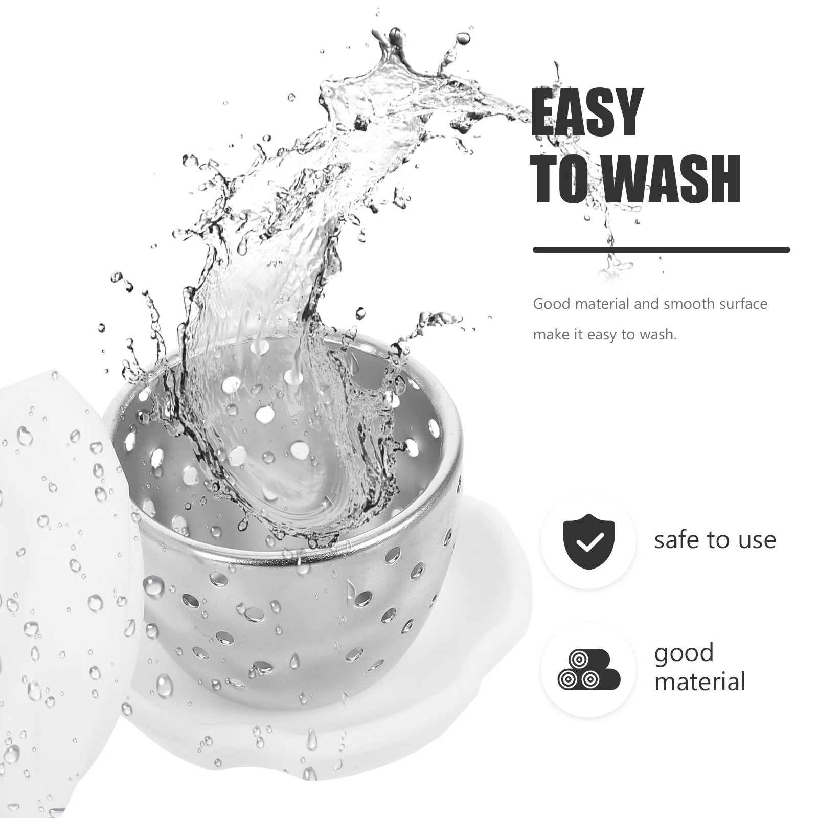 1 قطعة مصفاة شاي البطريق الجميلة آمنة للطعام من السيليكون والفولاذ المقاوم للصدأ فلتر شاي قابل لإعادة الاستخدام لكوب أو إبريق الشاي الإبداعي