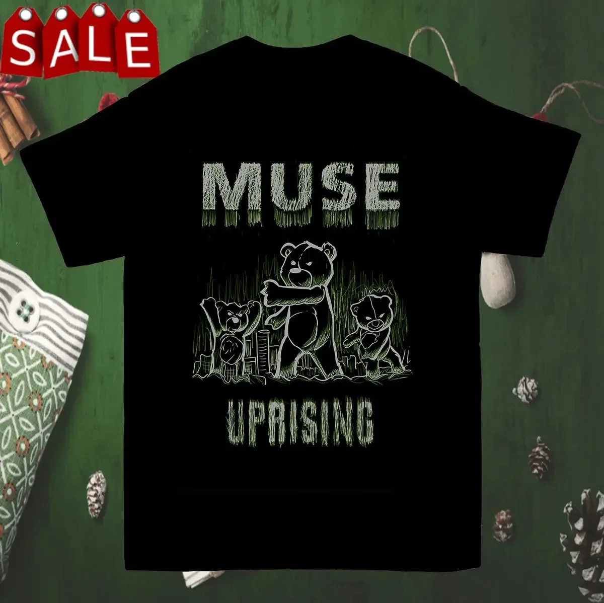 Muse Band Uprising T shirt Full Size Great for Fans long or short sleeves