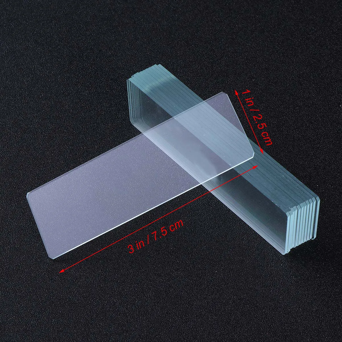 12Pcs Optical Glass Microscope Slides Blank Set for Science Education Experiment Science Tools sample Labeling
