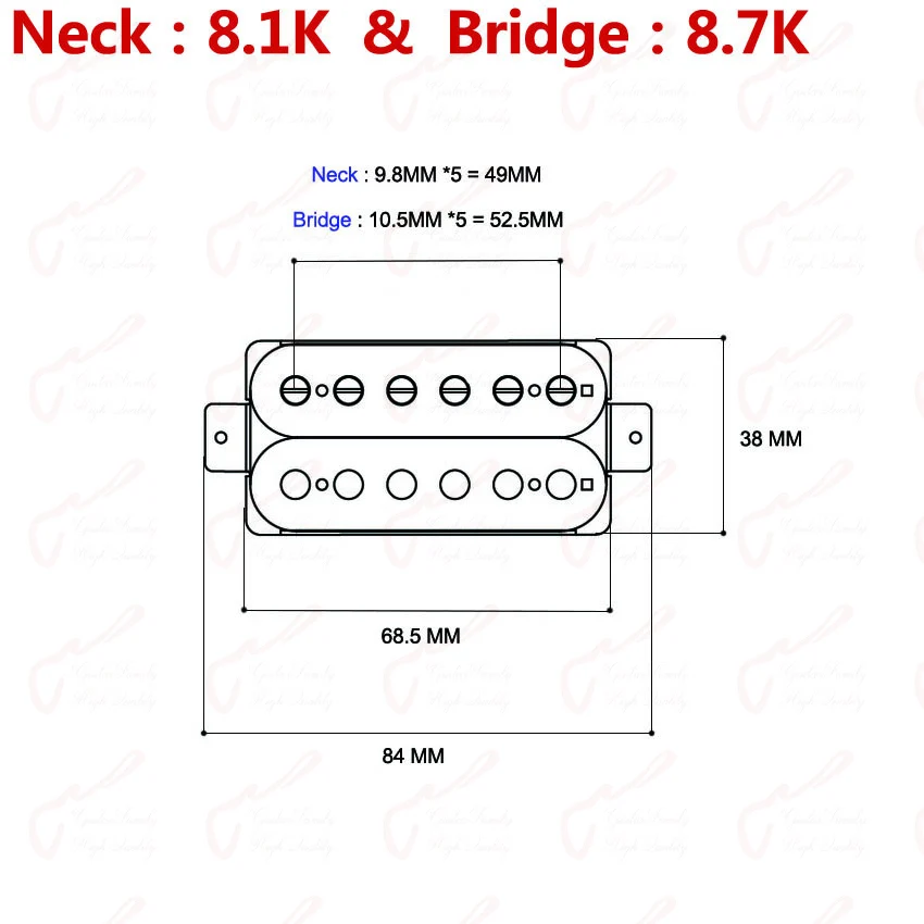 Imagem -06 - Genuine Epi Guitarra Elétrica Pro Slash Alnico Humbucker Pickup Zebra e Preto Original Conjunto