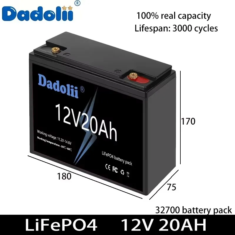 LiFePO4-accu's – 6V 5Ah/8Ah/10Ah voor elektrische auto's voor kinderen, speelgoedauto's, motorfietsen en kinderwagens