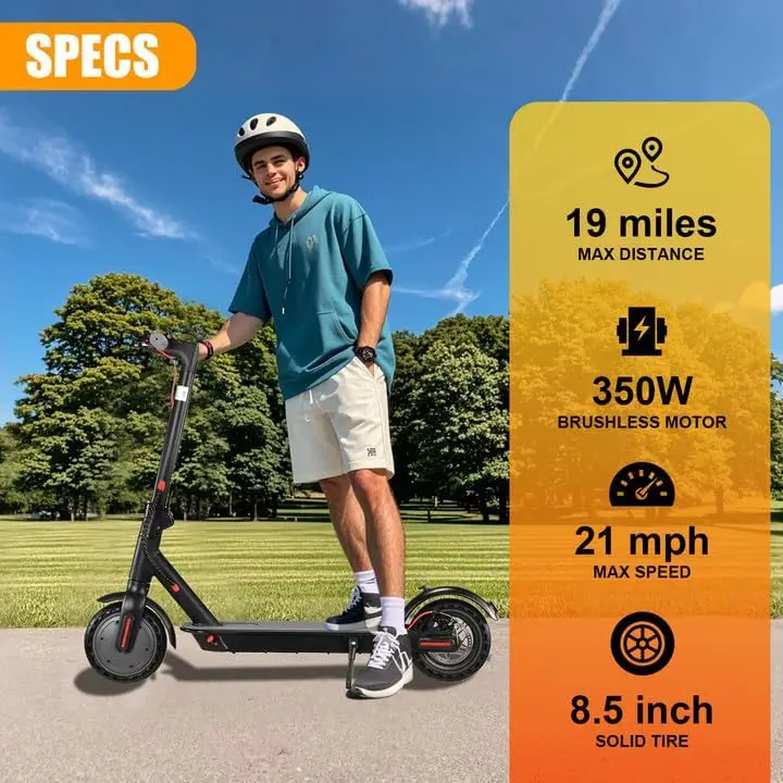 Electric Scooter Adults, Foldable 8.5