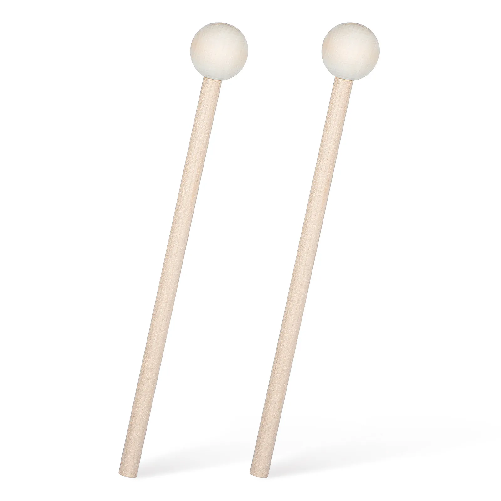 2Pcs Educational Wooden Xylophone Mallets 12.18 Inch for Preschoolers Rhythm Skill Fine Motor Practice Percussion