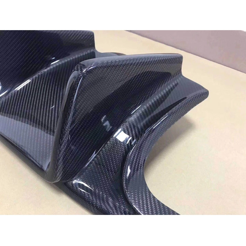 A6 C7 S6 carbon fiber rear bumper diffuser rear lip for Audi A6 wagon body kit 2012-2016