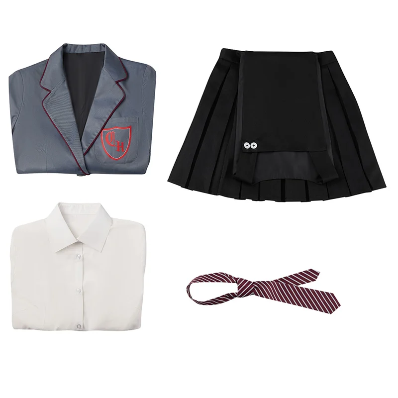 رولد داهل ماتيلدا الزي المدرسي الموسيقي الرمادي ، زي تأثيري للكرنفال ، هالوين ، حفلة عيد الميلاد