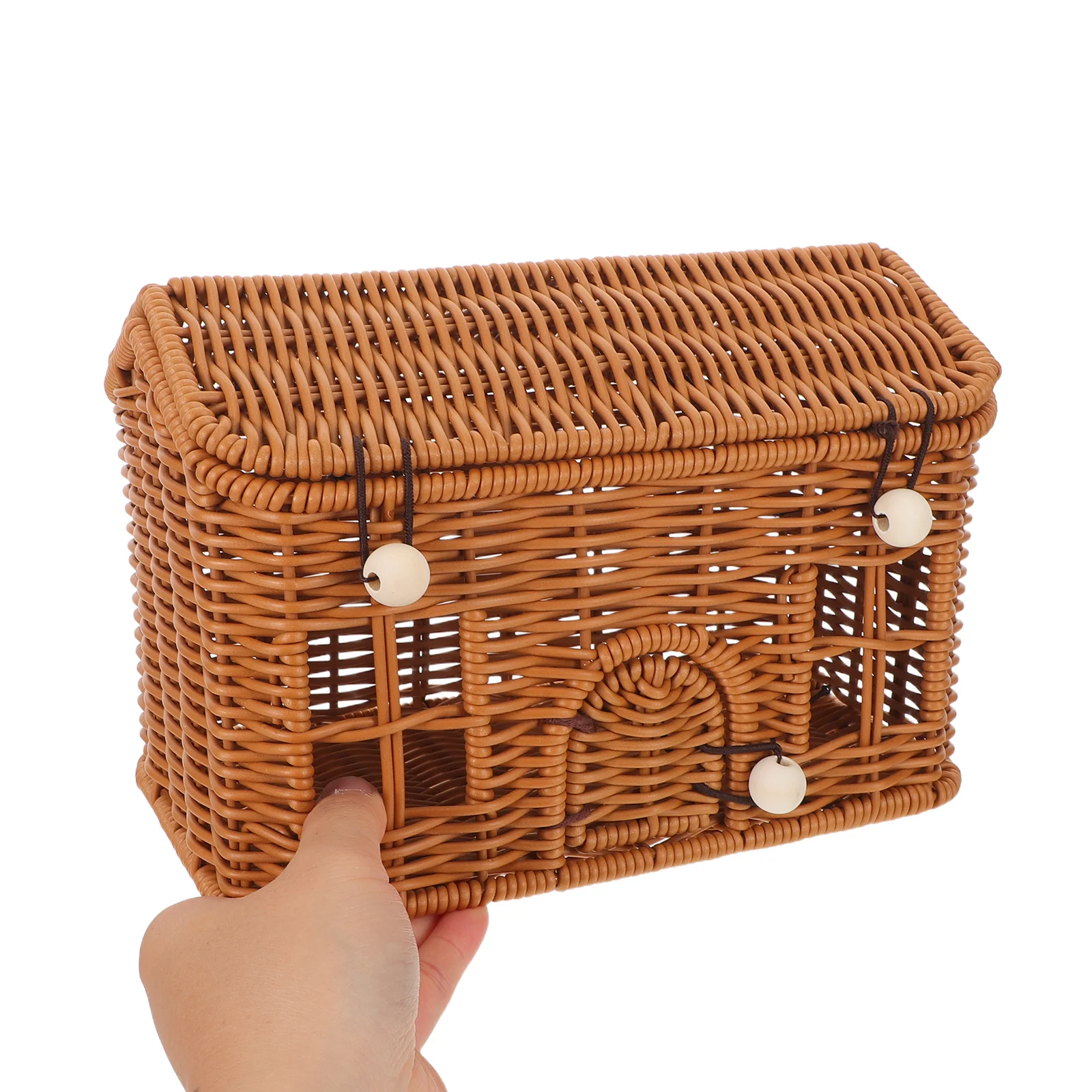 

Christmas Candy Basket Bread Serving Imitation Rattan Storage Fruit Snack Pastry Food Tray Other Baskets Bridesmaid