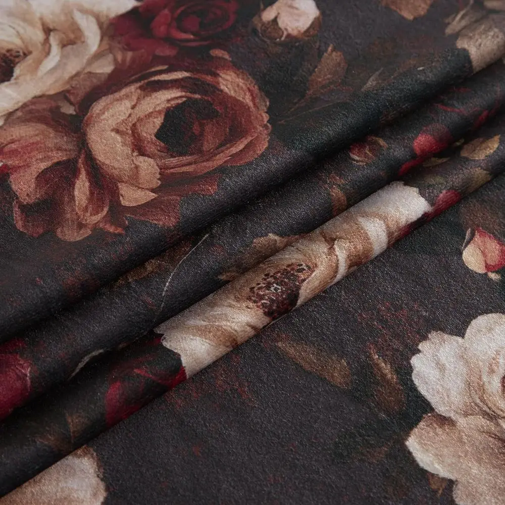 96 Floral Vintage Thermal Insulated Curtains, 50x96, 2-Panel Set for Home Privacy & Style