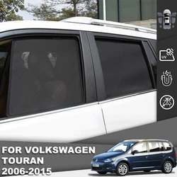 For Volkswagen VW Touran 1T 2003-2015 Magnetic Car Sunshade Visor Front Windshield Curtain Rear Side Baby Window Mesh Sun Shade